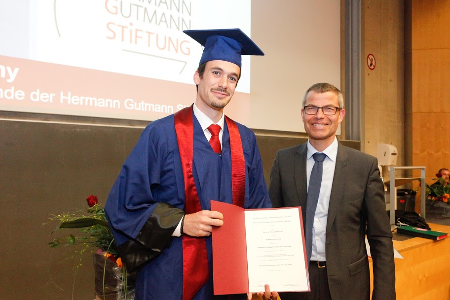 Zum Artikel "Promotionspreis der Hermann Gutmann Stiftung für Dr. Alexander Baumgartner"