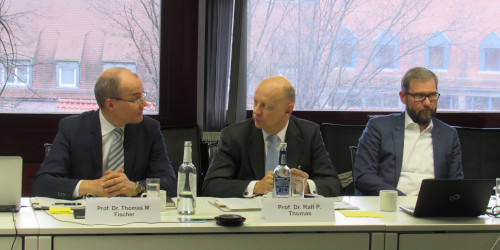 Prof. Fischer, Prof. Thomas and Mr. Bezold