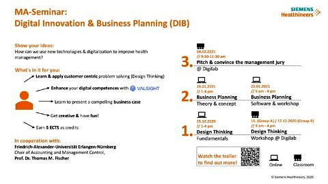 Zum Artikel "Digital Innovation & Business Planning (DIB) WT 2020/21: Application by November 20, 2020"