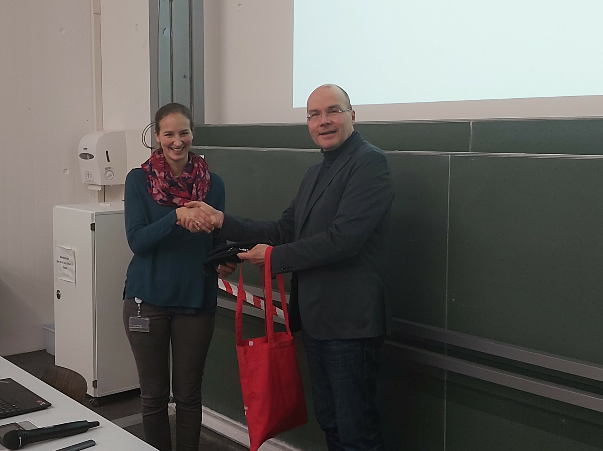 Gastvortrag von Frau Dr. Baumgartner (Siemens Healthineers) in der Einführungsveranstaltung