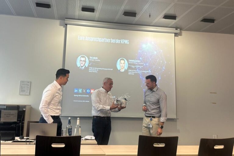 Digitalisierung im Controlling: Gastvortrag von KPMG im Rahmen der KIC-Vorlesung